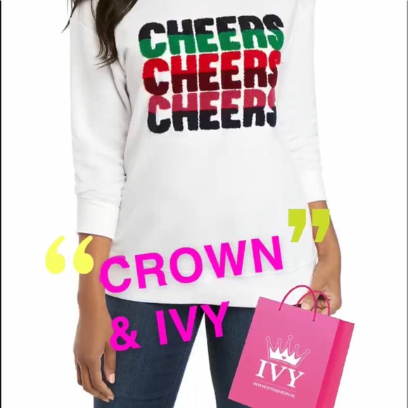 Crown & Ivy NWT Sweatshirt - Picture 2 of 4